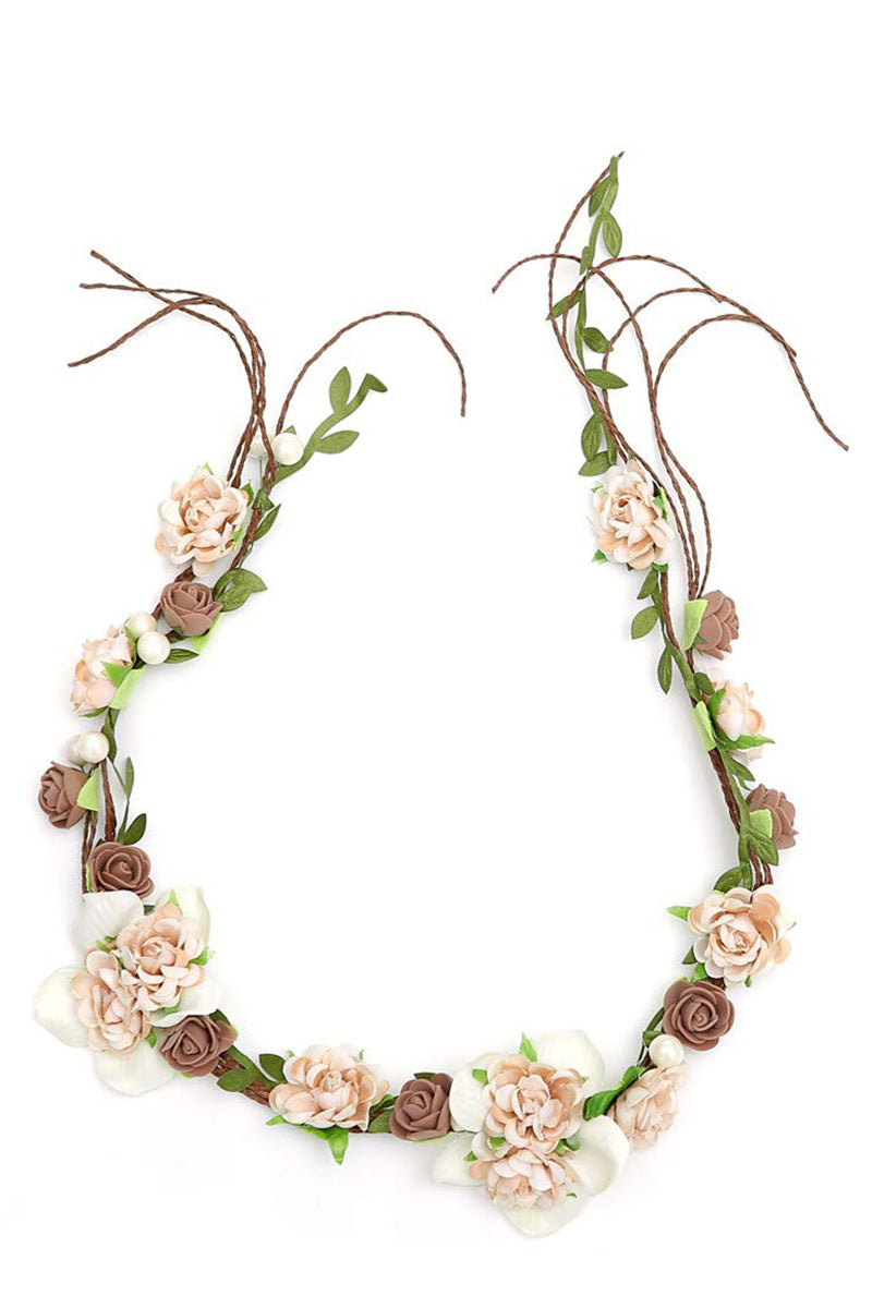 Ever Fairy Newly arrived Rattan Flower Vine Crown Tiaras Necklace Belt Party Decoration