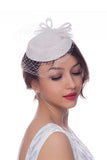 Lace Bow Banquet Dress Hat