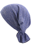 3 Colors Chemo Cancer Head Scarf Hat Cap Ethnic Cloth Print Turban Headwear Women Women's Ruffle Beanie Scarf