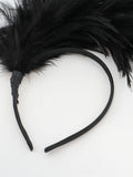 Vintage Exaggerated Feather Headband