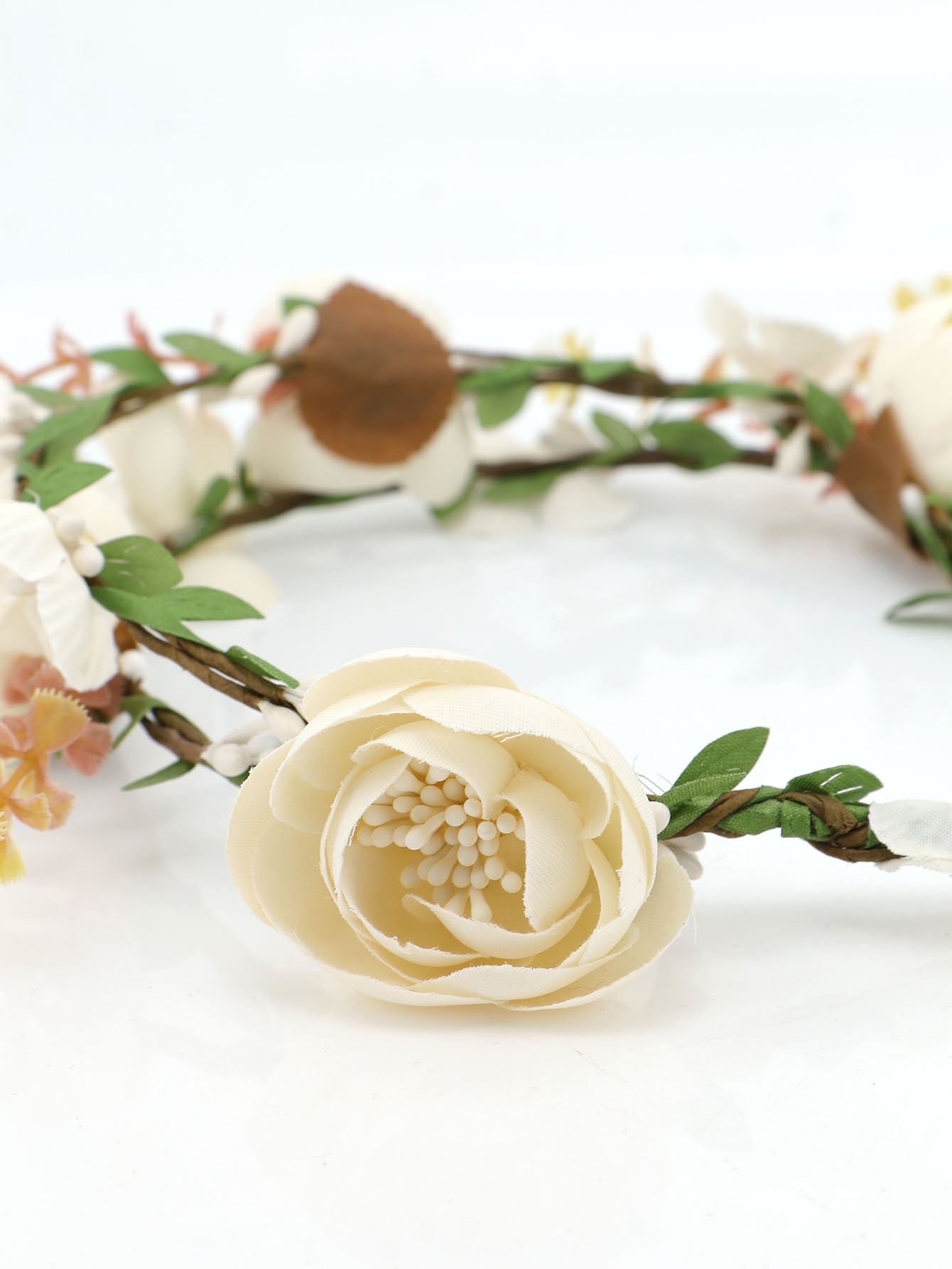 Ever Fairy Berries Flower Crown with Adjustable Vines Tiaras Necklace Belt Party Decoration Wedding Festivals